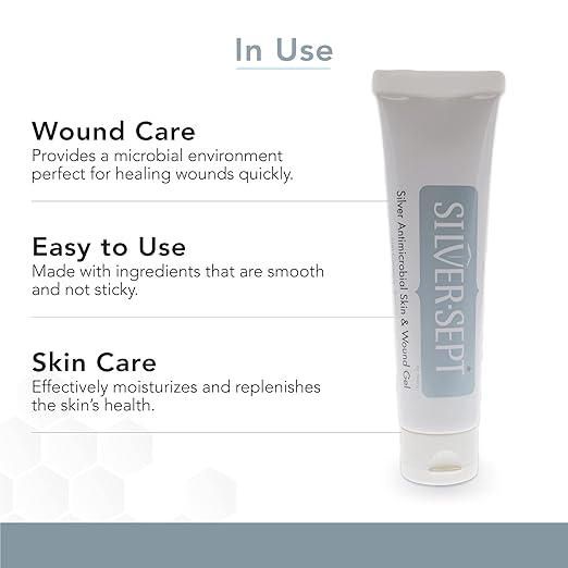 Silver Skin and Wound Gel, 3 1st and 2nd Degree
