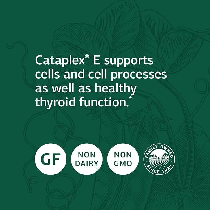 Standard Process Cataplex E - Whole Food RNA Supplement and Antioxidant with D-Alpha Tocopherol Vitamin E, Beet Root, Ascorbic Acid, Inositol, Selenium, and Honey - 90 Tablets