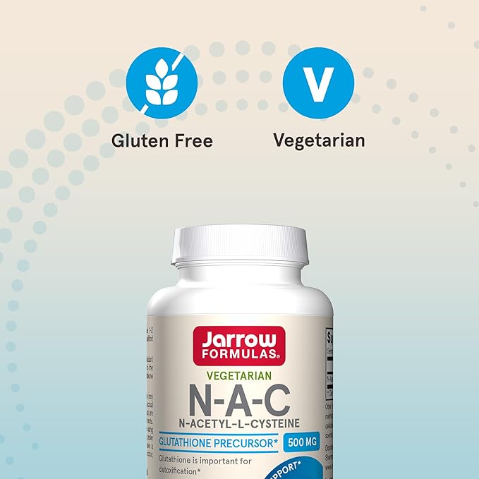 Jarrow Formulas N-A-C 500 mg 60 Servings 4)