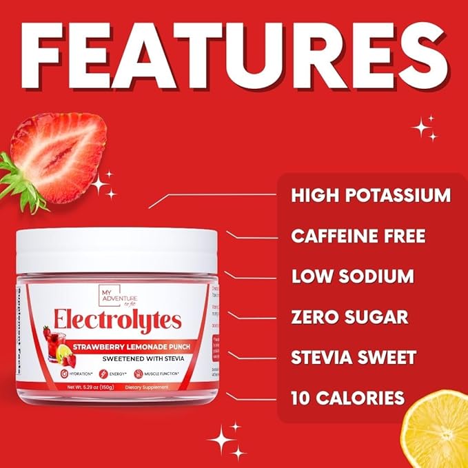Zero Sugar - Strawberry Lemonade Punch 30 Servings