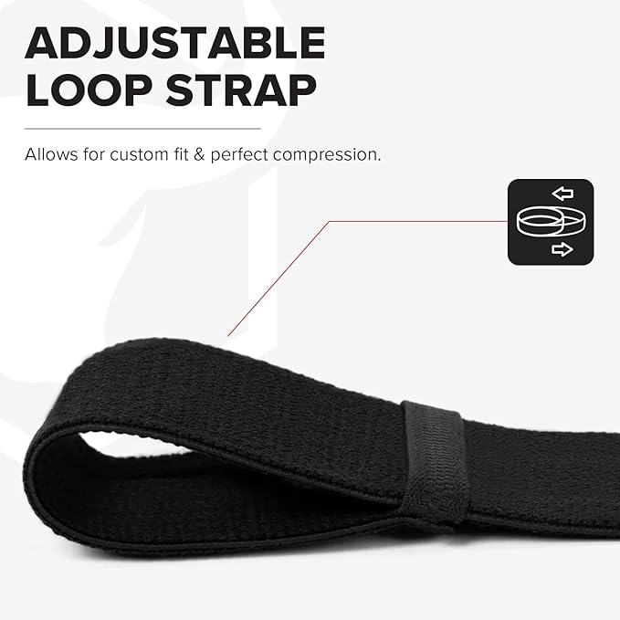 Elbow Wraps for Weightlifting (1 Pair) - 50" Elastic Elbow Braces for Weight Lifting - Elbow Support for Bench Press, Powerlifting, Fitness, & Gym Workout - Gym Elbow Straps Weightlifting - Elbow Compression Strap Brace