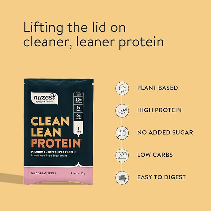 Nuzest - Pea Protein Powder - 1 Serving, 0.9 oz
