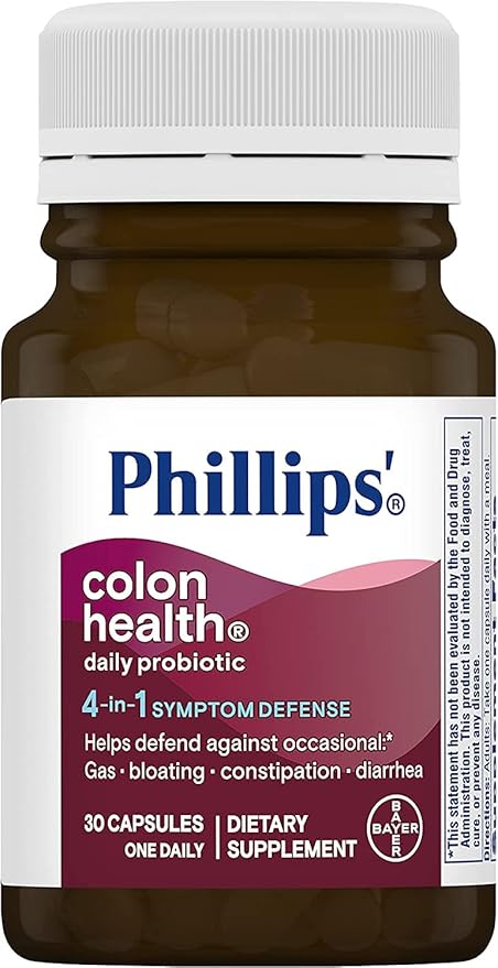 Phillips'’ Colon Health Daily Probiotic Supplement, 30 Count 2)
