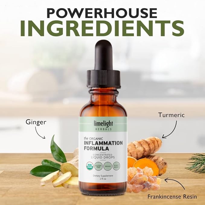 The Organic Inflammation Formula: Advanced Liquid 60 Servings,
