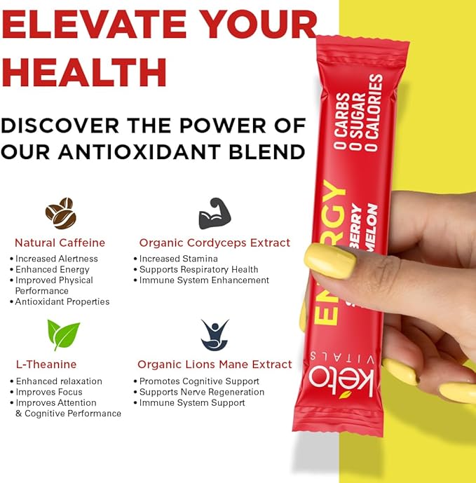 Keto Vitals Keto Electrolyte Energy Drink 30 Count
