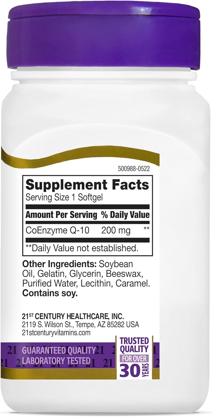 21st Century Co Q10 200 mg 90 Count