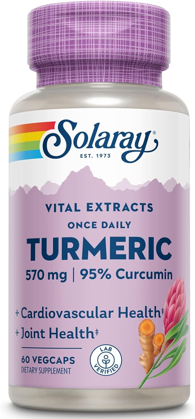 SOLARAY Turmeric Root Extract 600mg 60 VegCaps