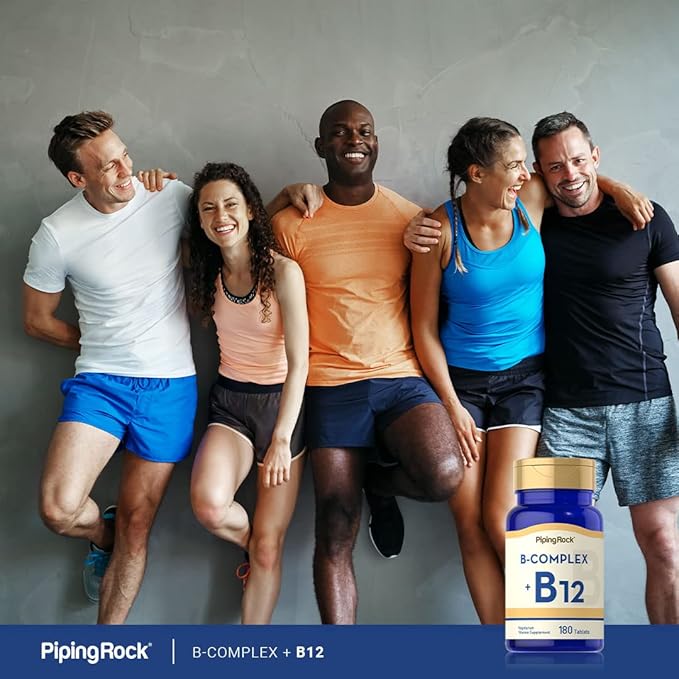 Piping Rock Vitamin B Complex 180 Tablets B12 |