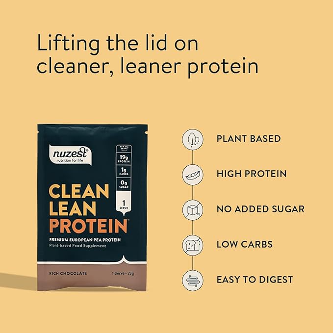 Nuzest - Pea Protein Powder - 0.9 oz, 10)