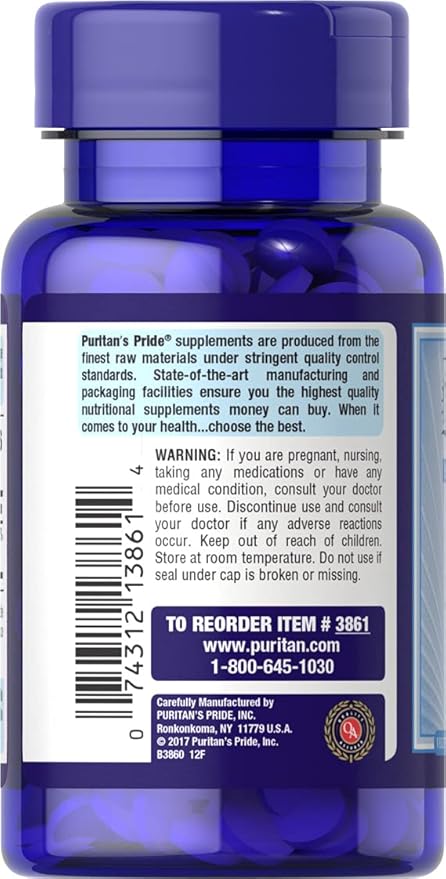 Puritan's Pride Vitamin B-12 2500 mcg Sublingual-100 Microlozenges