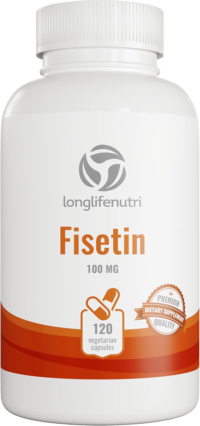 Fisetin Supplement 100mg 120 Vegetarian Capsules