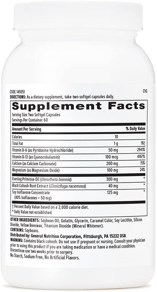 GNC Women's Phytoestrogen Formula 120 Softgels