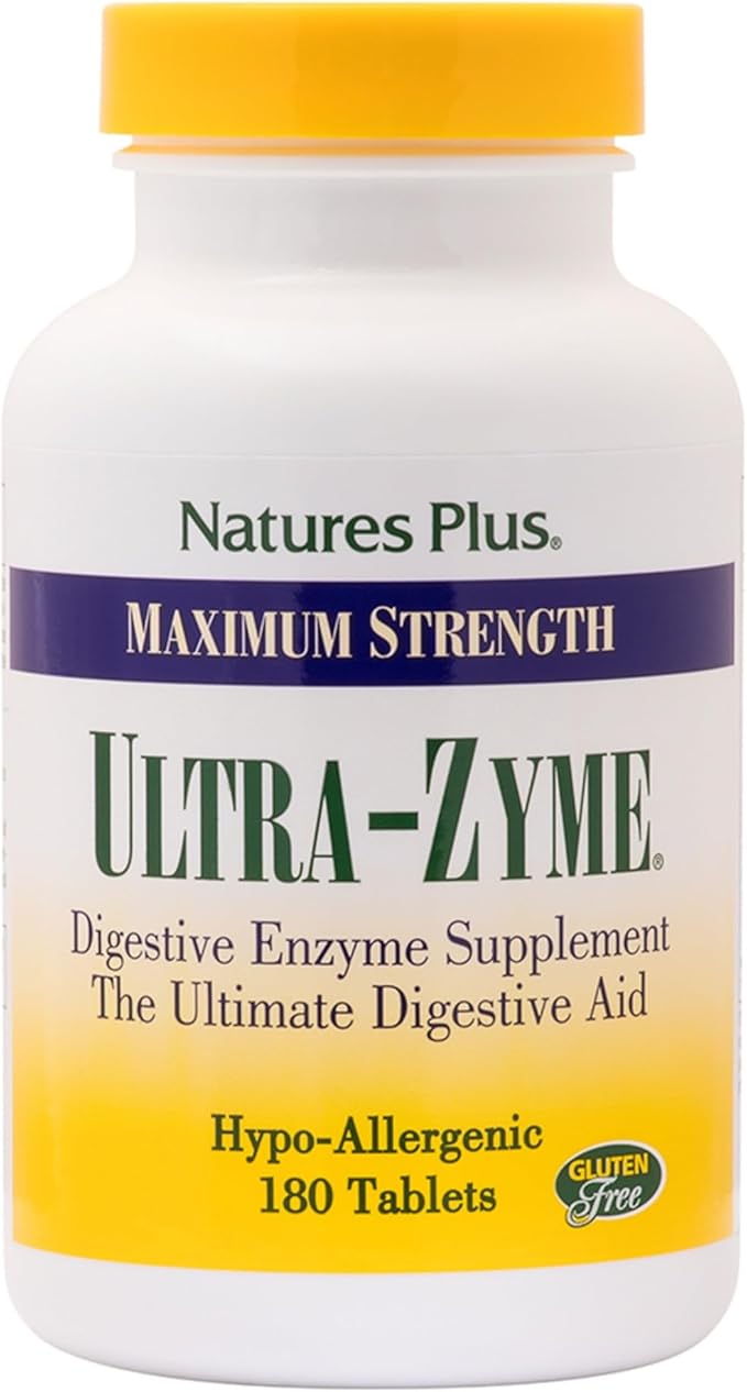 Natures Plus UltraZyme 120 mg 180 Tablets 90 Servings
