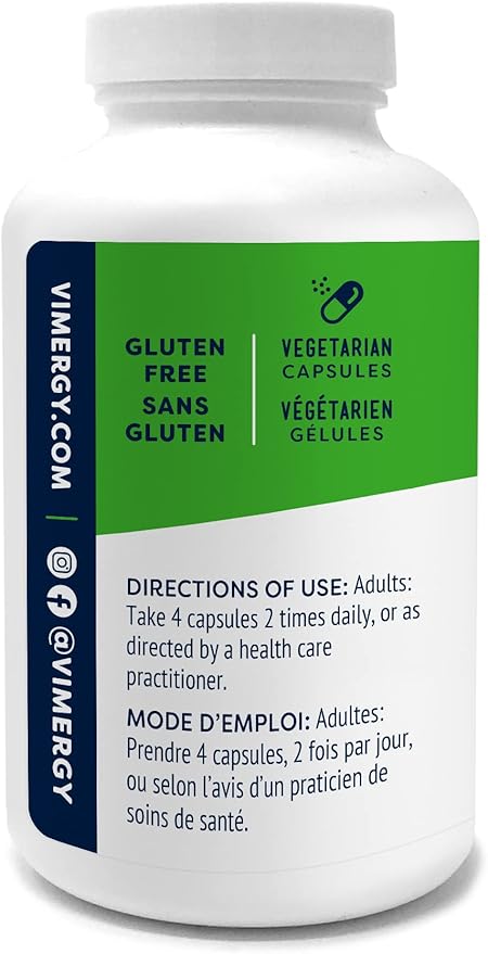 Vimergy Barley Grass Juice Capsules– Clean Superfood-Packed Capsule – Promotes Cardiovascular Health* – Non-GMO, Vegan & Gluten-Free – 240 caps