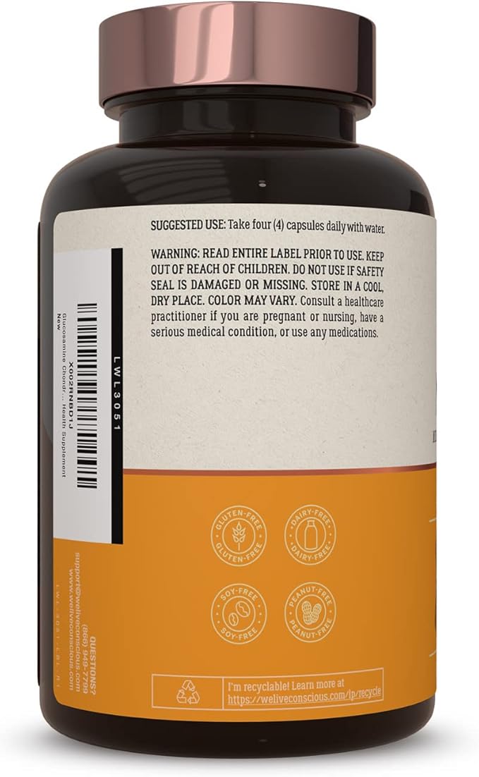 Live Conscious Glucosamine Chondroitin with MSM,