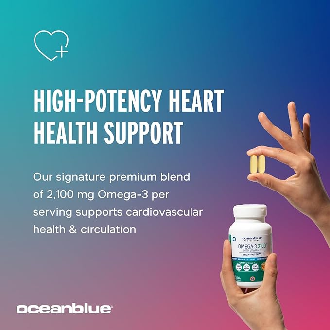 Oceanblue Professional Omega-3 2100 – 120 ct 2pack – D3 –