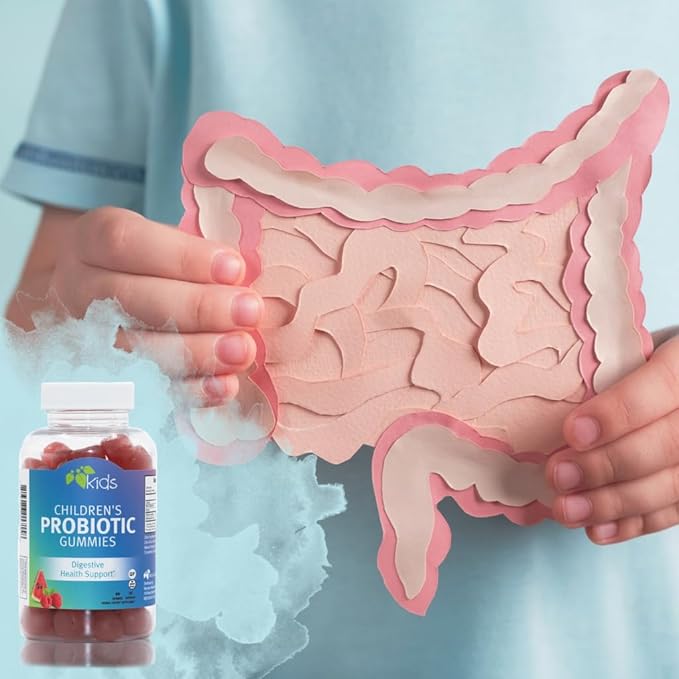 Mountain Meadow Herbs Children’s Probiotic Gummies for Kids | Digestive Regularity Support | Immune System + Microbiome Health for Kids | Ages 3+ No Added Sugar 60 ct.