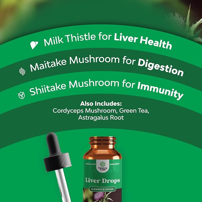Liver Support Milk Thistle Tincture (2 Pack)