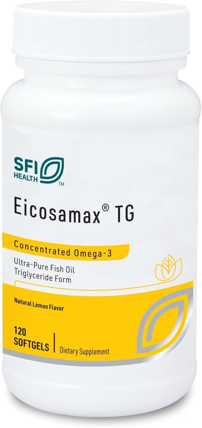 Klaire Labs Eicosamax TG Fish Oil Omega-3 Fatty (120 Softgels)