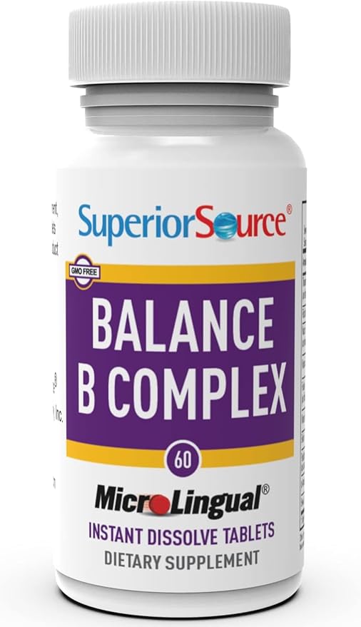 Superior Source B Complex Folic Acid/Biotin (60 tablets)