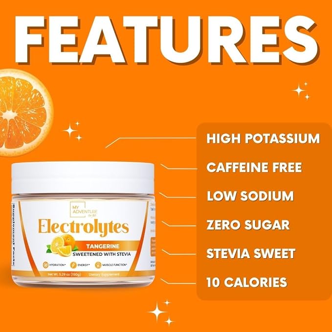 Zero Sugar - Tangerine Electrolytes Powder 30 Servings