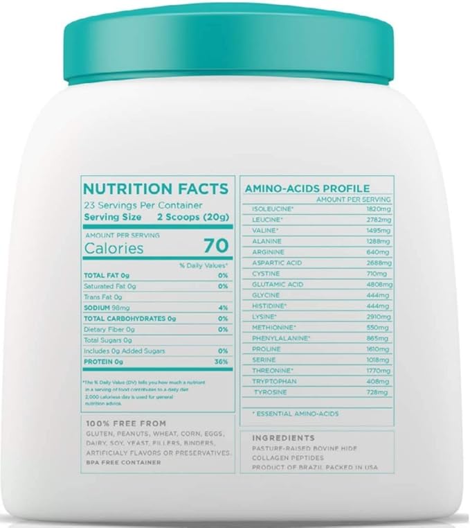 Kiva Collagen Peptide Powder 16 oz