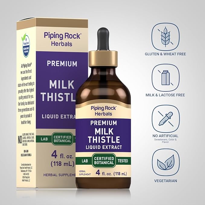 Piping Rock Milk Thistle Seed Extract 4 fl