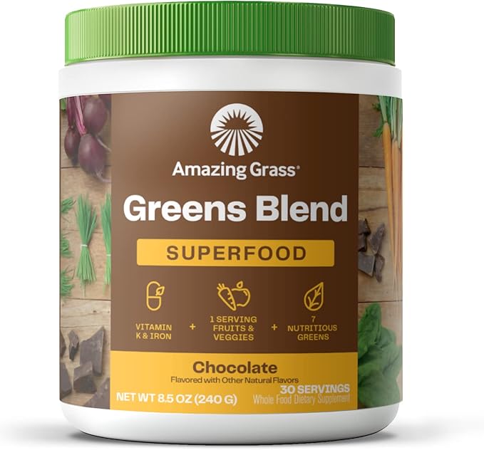 Amazing Grass Greens Superfood Powder: Greens 30 Servings