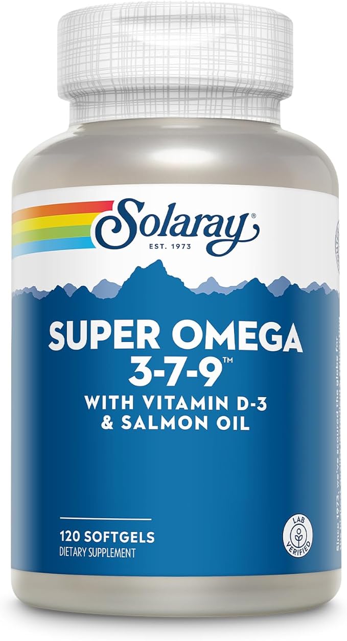 Solaray Super Omega 3 7 9 120ct