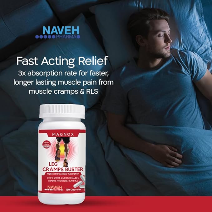 MAGNOX® Leg Cramps Buster 380mg Magnesium 3X More 120 Caps
