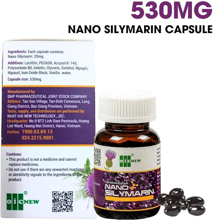 Nano Silymarin - 60 Capsules - 99.9%