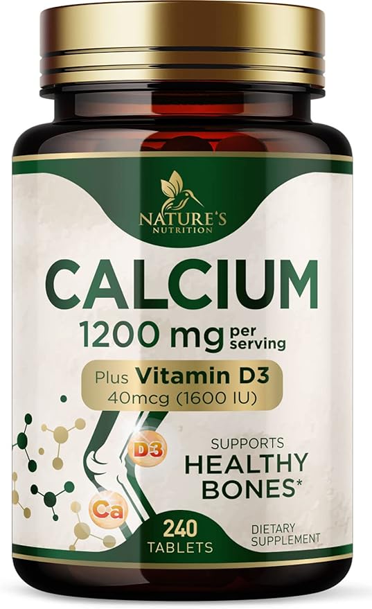 Calcium 1200 mg with Vitamin D3, 240 Tablets
