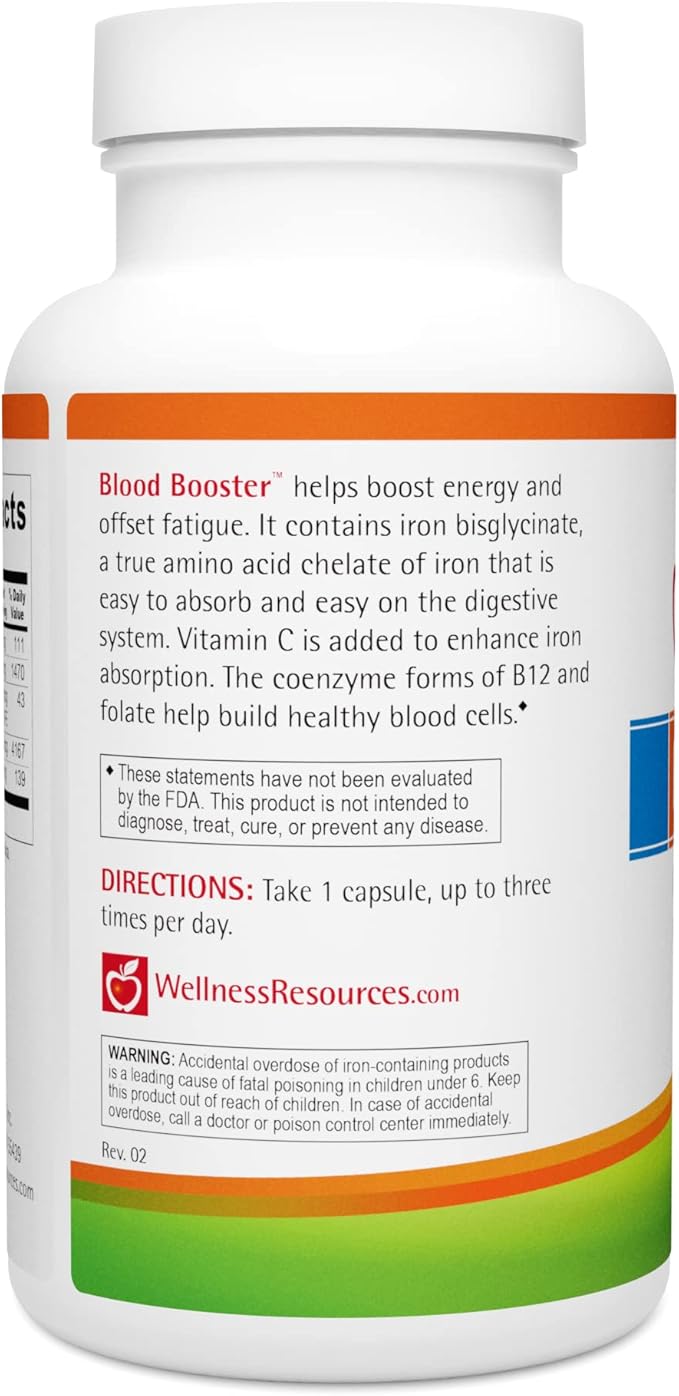 Blood Booster for Energy and Fatigue (180 caps