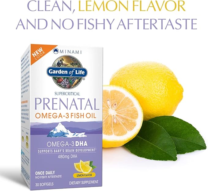Garden of Life Minami Natural Prenatal 3 Fish 30 Count