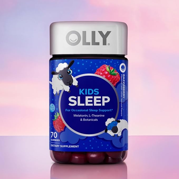 OLLY Kids Sleep Gummy, Occasional Sleep 0.5mg Melatonin, 70 Count
