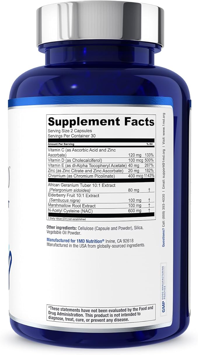 1MD Nutrition BreatheMD 60 Ct.