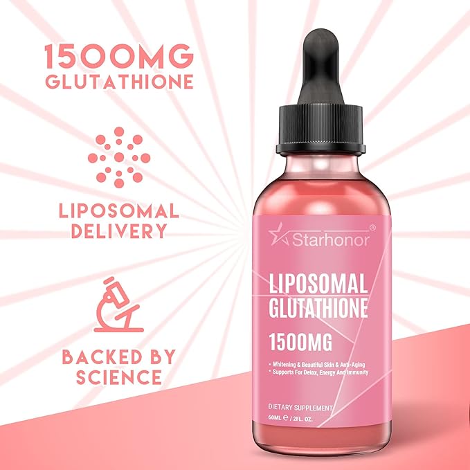 Liposomal Glutathione Liquid 1500 mg, Reduced 4.05 oz