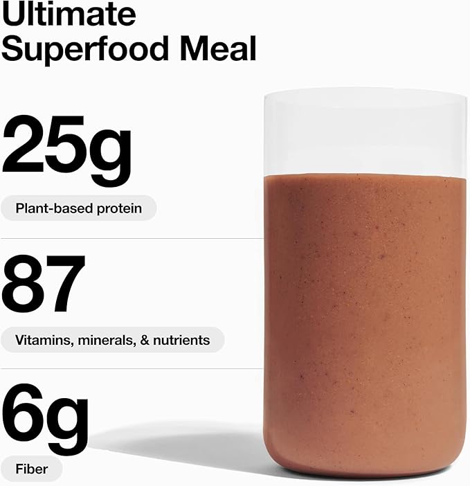 Huel Daily Superblend Chocolate Powder, 25g 87 Vitamins, 19 Servings,