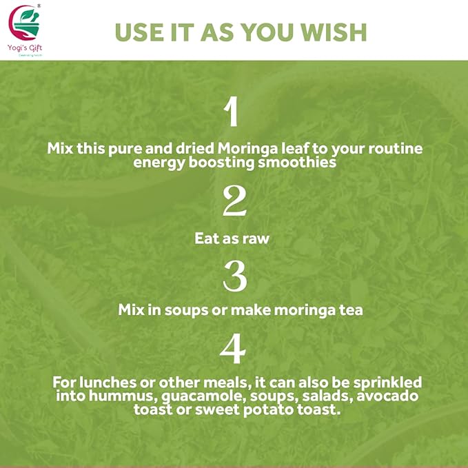 Moringa Leaves Loose 1 LB 100% natural