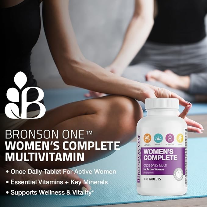 Bronson ONE Daily Women’s Complete Multivitamin 180 Tablets