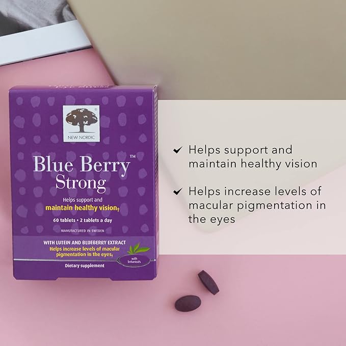 NEW NORDIC Blue Berry Eye Vitamin 60 Tablets 1)