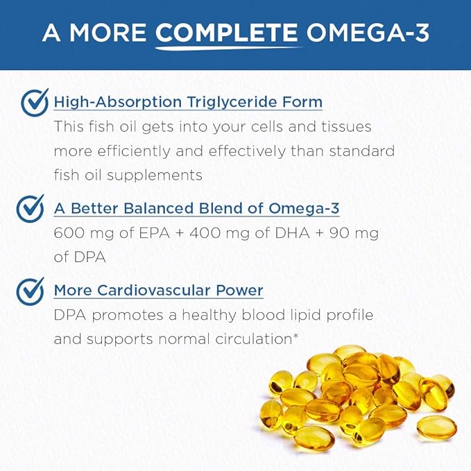 Purity Products - Ultra Pure Omega 3 ,60 ,60 softgels