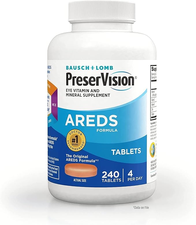 PreserVision AREDS Eye Vitamin & Mineral 240 Count 1) ,