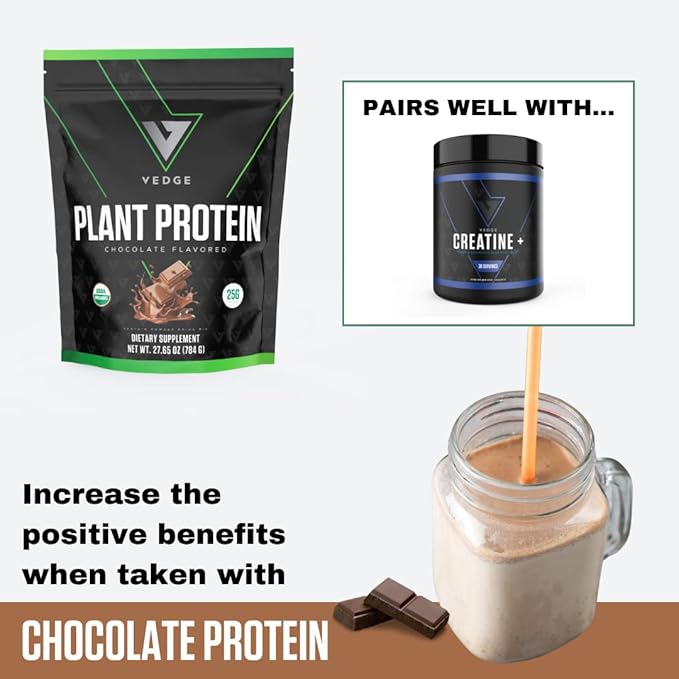 vedge Certified Organic Plant Protein Chocolate (20 Servings)