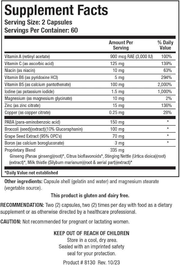 Biotics Research Hormone Balance and Protect 120 Capsules