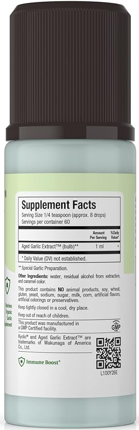 Kyolic Aged Garlic Extract Liquid (2 Pack)