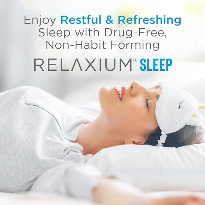 Relaxium Sleep Aid for Adults, Melatonin 5mg with Magnesium Glycinate, Sleep-Promoting Valerest & Ashwagandha, Non-Habit Forming Sleep Supplement, 60 Capsules, 30-Day Supply