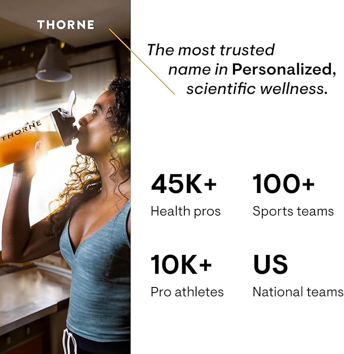 THORNE - Vitamin D3 Supplement - Supports Healthy Bones, Teeth, Muscles, Cardiovascular & Immune Function* - Gluten, Dairy & Soy-Free - 10,000 IU - 60 Capsules