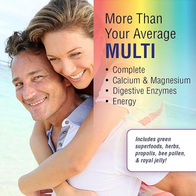 SOLARAY Spectro Multivitamin, w/No Iron, Cal/Mag, (60 Serv, 360 CT)