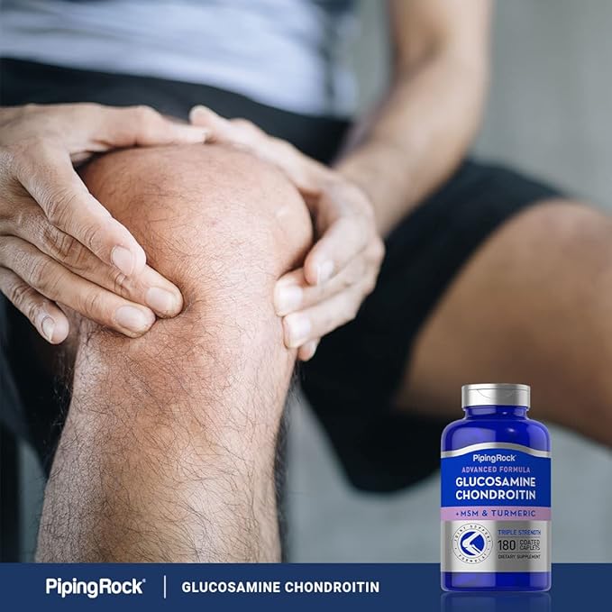 Piping Rock Glucosamine Chondroitin with Turmeric 180 Caplets